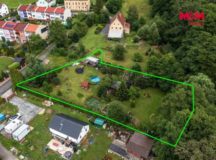 Pohled na pozemek | Prodej - pozemek pro bydlení, 1 937 m²
