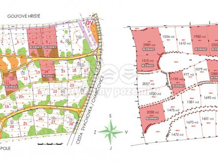 pozemky - mapa co je volné.jpg | Prodej - pozemek pro bydlení, 977 m²