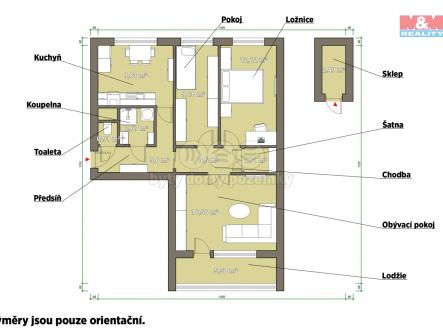 pudorys.jpg | Prodej bytu, 3+1, 62 m²