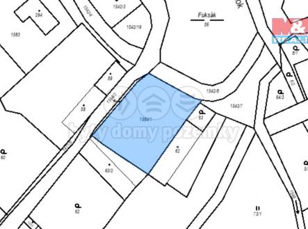 Katastrální mapa.png | Prodej - pozemek pro bydlení, 1 207 m²