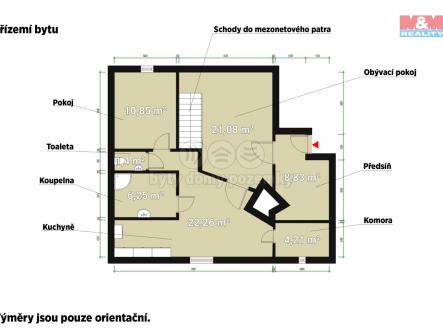 Půdorys.jpg | Pronájem bytu, 5+kk, 120 m²