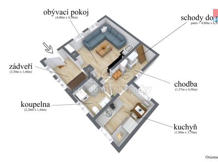 pudorys-popisky.jpg | Prodej - chata/rekreační objekt, 72 m²