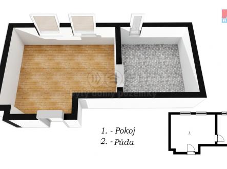 Půdorys 2 NP | Prodej bytu, 3+1, 89 m²