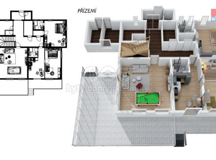 Půdorys I. NP | Prodej - chata/rekreační objekt, 335 m²