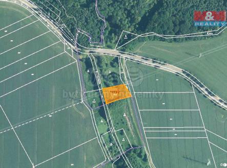 mapka | Prodej - pozemek, trvalý travní porost, 1 706 m²