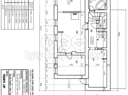 půdorys 1NP | Prodej bytu, 5+1, 165 m²