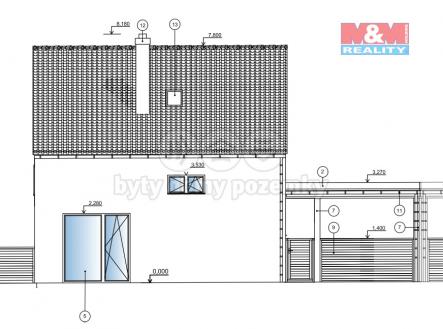 Tršice pohled zahrada.png | Prodej - dům/vila, 102 m²