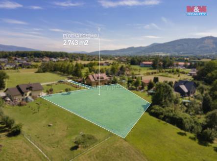 DJI_0037-Enhanced-NR-Edit vyznačení.jpg | Prodej - pozemek pro bydlení, 2 743 m²