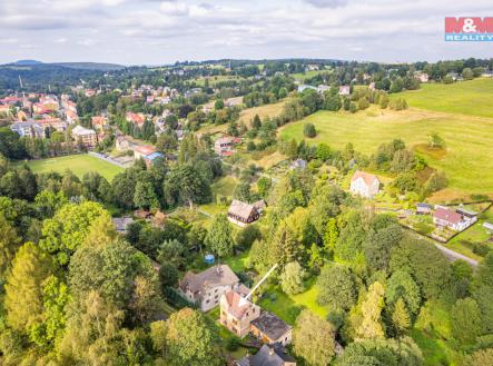 letecký pohled na dům | Prodej - dům/vila, 225 m²