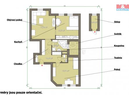 pudorys.jpg | Prodej bytu, 2+1, 69 m²