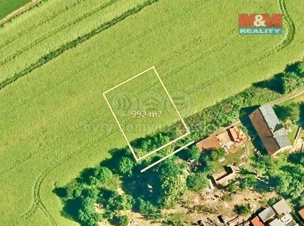 Letecký pohled 2 pozemky-2.jpeg | Prodej - pozemek pro bydlení, 992 m²