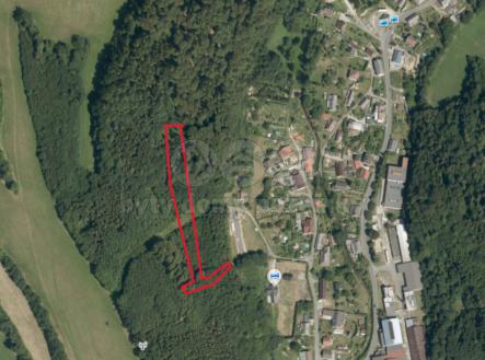 mapy(67).png | Prodej - pozemek, les, 1 600 m²