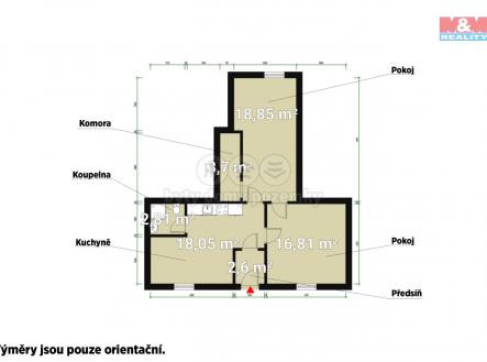 Půdorys.jpg | Pronájem - kanceláře, 63 m²