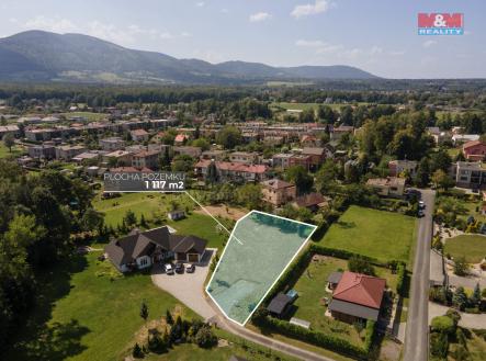 DJI_0038-Edit vyznaceni.jpg | Prodej - pozemek pro bydlení, 1 117 m²