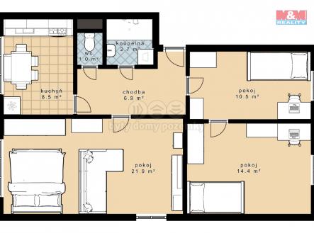 2D.jpg | Prodej bytu, 3+1, 68 m²