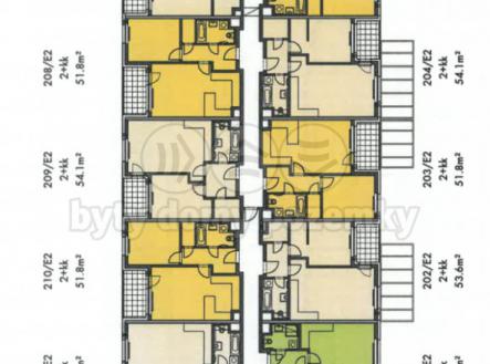 pudorys podlaží.png | Prodej bytu, 4+kk, 100 m²