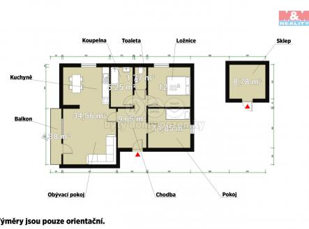 Půdorys_1.jpg | Prodej bytu, 3+kk, 76 m²