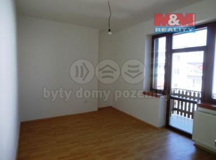 ložnice s balkonem | Pronájem bytu, 3+kk, 86 m²