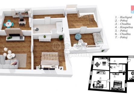 pudorys_patra | Prodej bytu, 3+1, 154 m²