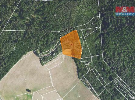 mapka | Prodej - pozemek, trvalý travní porost, 6 426 m²