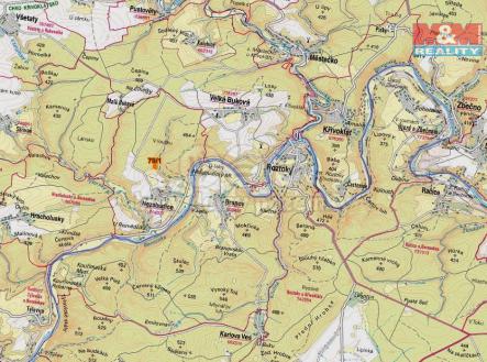 mapka | Prodej - pozemek, trvalý travní porost, 6 426 m²