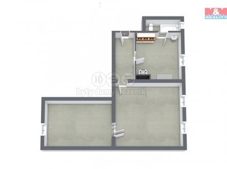 3D Floor Plan.jpg | Prodej bytu, 2+1, 75 m²