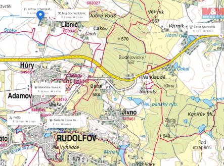 Mapa okolí.jpeg | Prodej - pozemek pro bydlení, 913 m²