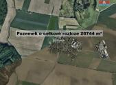 Prodej - pozemek, zemědělská půda, 26 744 m²