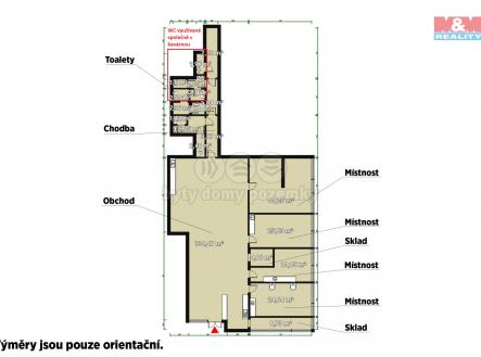 půdorys s WC.jpg | Pronájem - obchodní prostor, 310 m²