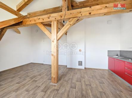 Pronájem bytu 1+kk, 39 m2, Studeněves, okr. Kladno | Pronájem bytu, 1+kk, 39 m²