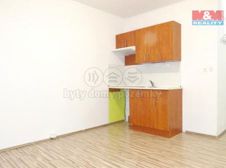 pokoj s kk | Pronájem bytu, 1+kk, 19 m²