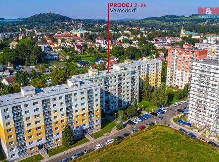 pohled na dům | Prodej bytu, 2+kk, 43 m²