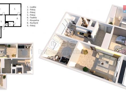 půdorys (12).jpg | Prodej bytu, 4+1, 90 m²