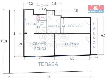 půdorys.jpg | Prodej bytu, 3+kk, 79 m²