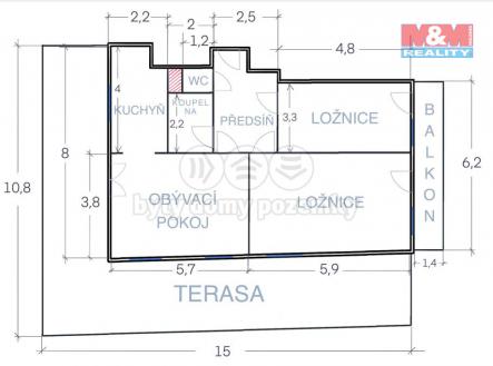 půdorys.jpg | Prodej bytu, 3+kk, 79 m²