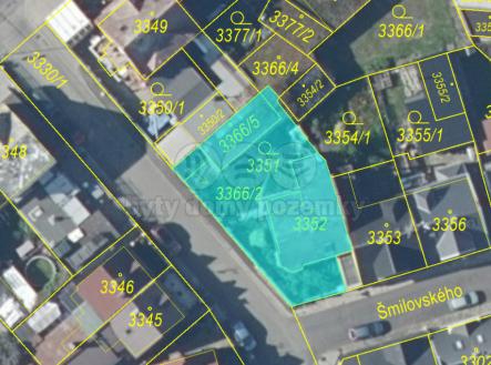 Katastrální mapa | Prodej - dům/vila, 188 m²