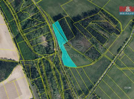 mapka | Prodej - pozemek, zemědělská půda, 7 398 m²