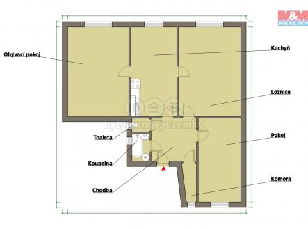 pudorys.jpg | Prodej bytu, 3+1, 103 m²