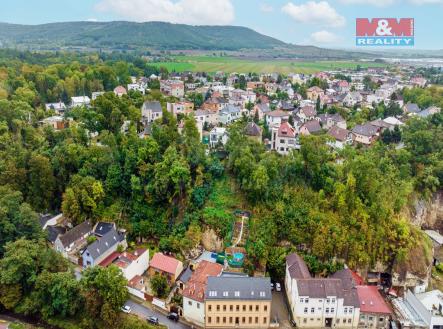 pohled na dům z výšky | Pronájem - kanceláře, 39 m²