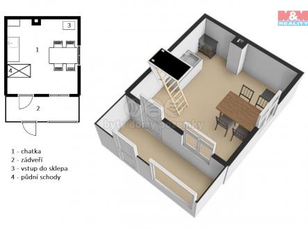 půdorys.jpg | Prodej - chata/rekreační objekt, 19 m²