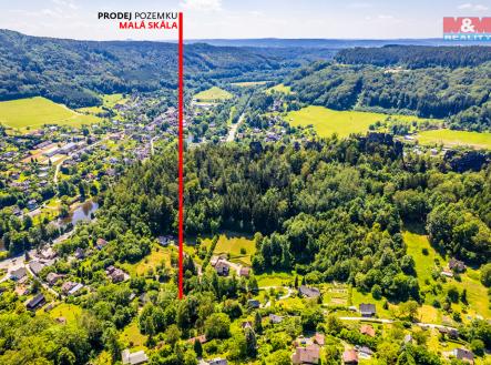 pohled na pozemek | Prodej - pozemek pro bydlení, 867 m²