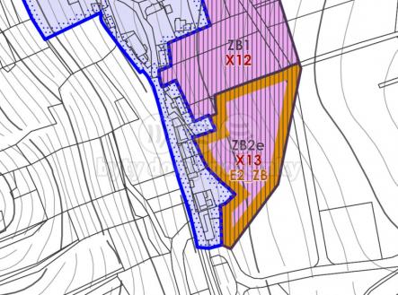 územní plán.jpg | Prodej - pozemek pro bydlení, 965 m²