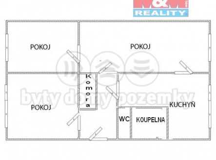 plánek1.jpg | Prodej bytu, 3+1, 65 m²