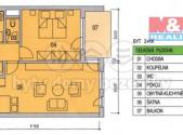 Prodej bytu, 2+kk, 57 m²