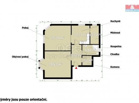 PÖdorys.jpg | Pronájem bytu, 3+1, 91 m²