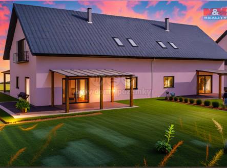 Světlá vizualizace dvojdům.png | Prodej - dům/vila, 152 m²