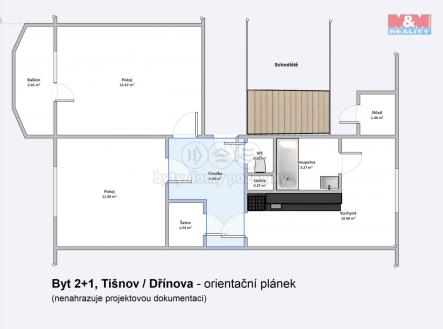 Byt 2+1, Tišnov - Dřínova.jpg | Prodej bytu, 2+1, 53 m²