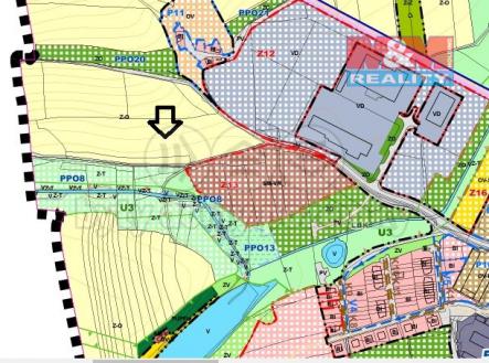 mapa ÚP p.č. 2517-7.jpg | Prodej - pozemek, zemědělská půda, 32 999 m²