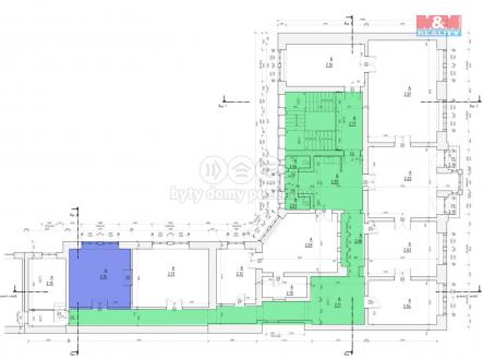 4- - PŮDORYS A 2-N-P-Stavajici_1.jpg | Pronájem - kanceláře, 23 m²