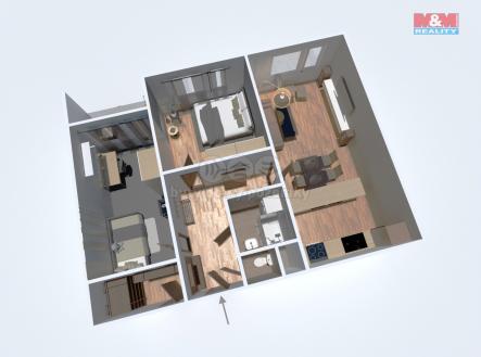 3D1.jpg | Prodej bytu, 3+kk, 62 m²